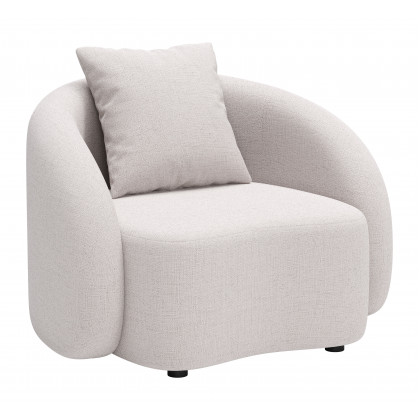 ZUO - Sunny Isles Accent Chair in Beige