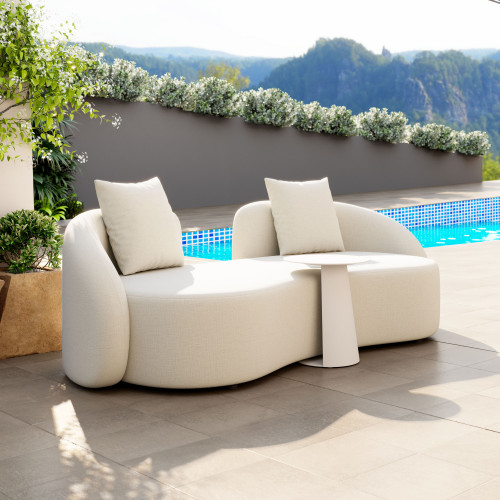ZUO - Sunny Isles Loveseat in Beige