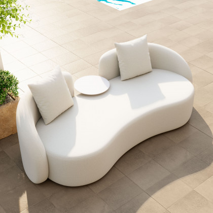 ZUO - Sunny Isles Loveseat in Beige