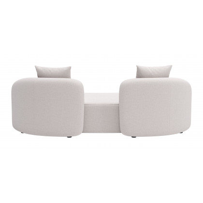 ZUO - Sunny Isles Loveseat in Beige