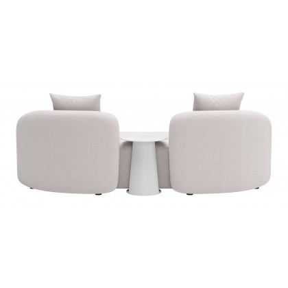 ZUO - Sunny Isles Loveseat in Beige