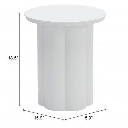 ZUO - Kogur Side Table in White