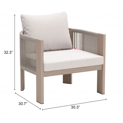 ZUO Rebel Accent Chair - Beige