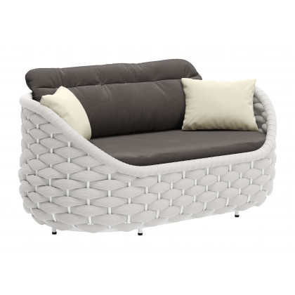 ZUO - Coral Reef Loveseat in Gray