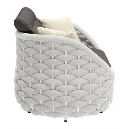 ZUO - Coral Reef Loveseat in Gray