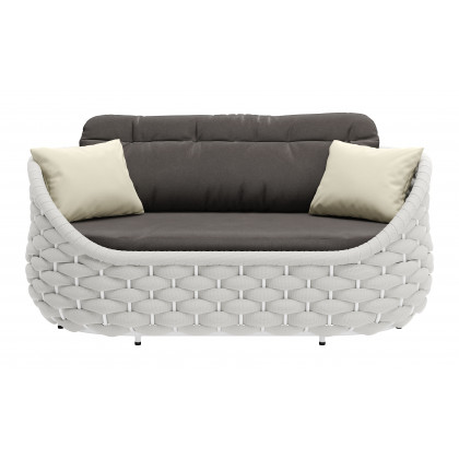 ZUO - Coral Reef Loveseat in Gray