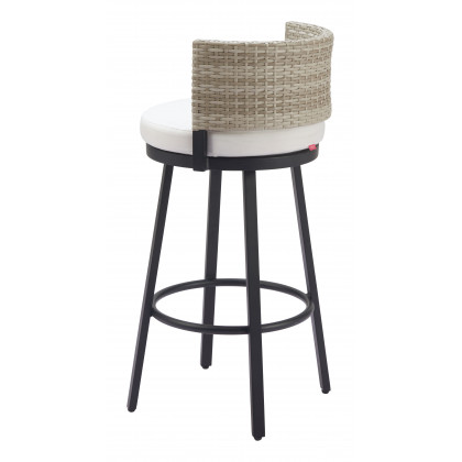 ZUO - Midnight Wave Barstool in White