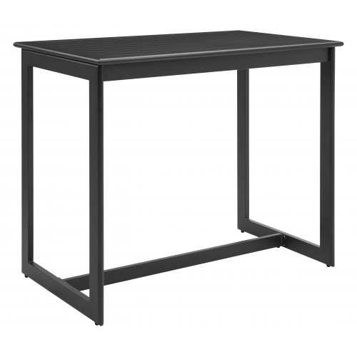 ZUO - Midnight Wave Bar Table in Black