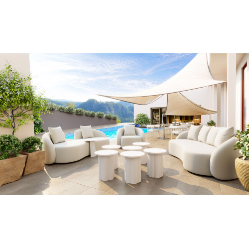 ZUO Soleil Dining Table - Taupe