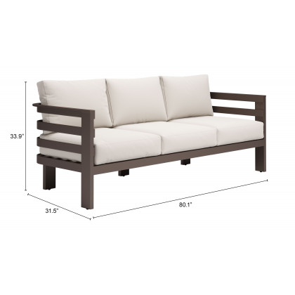 ZUO - Bal Harbor Sofa in White