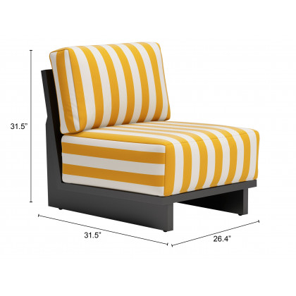 ZUO - Shoreline Accent Chair in Yellow