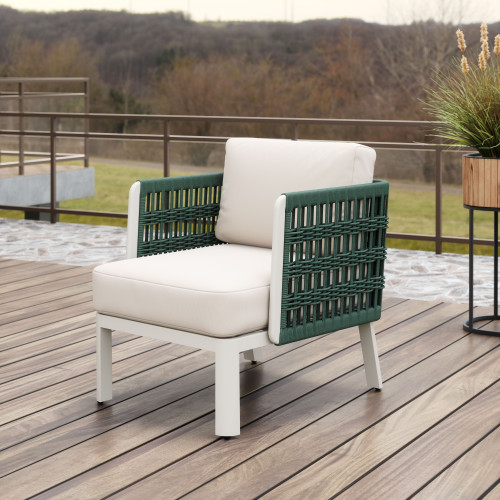 ZUO - Bridgehampton Armchair in White