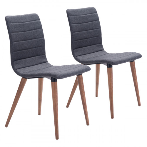 ZUO - Jericho Dining Chair (Set Of 2) in Gray/Brown