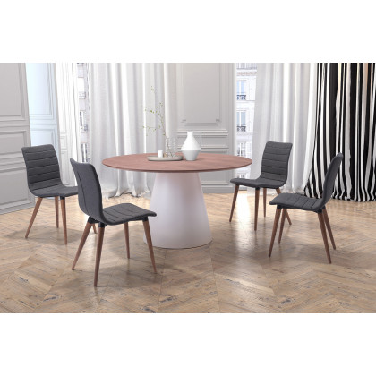 ZUO - Jericho Dining Chair (Set Of 2) in Gray/Brown