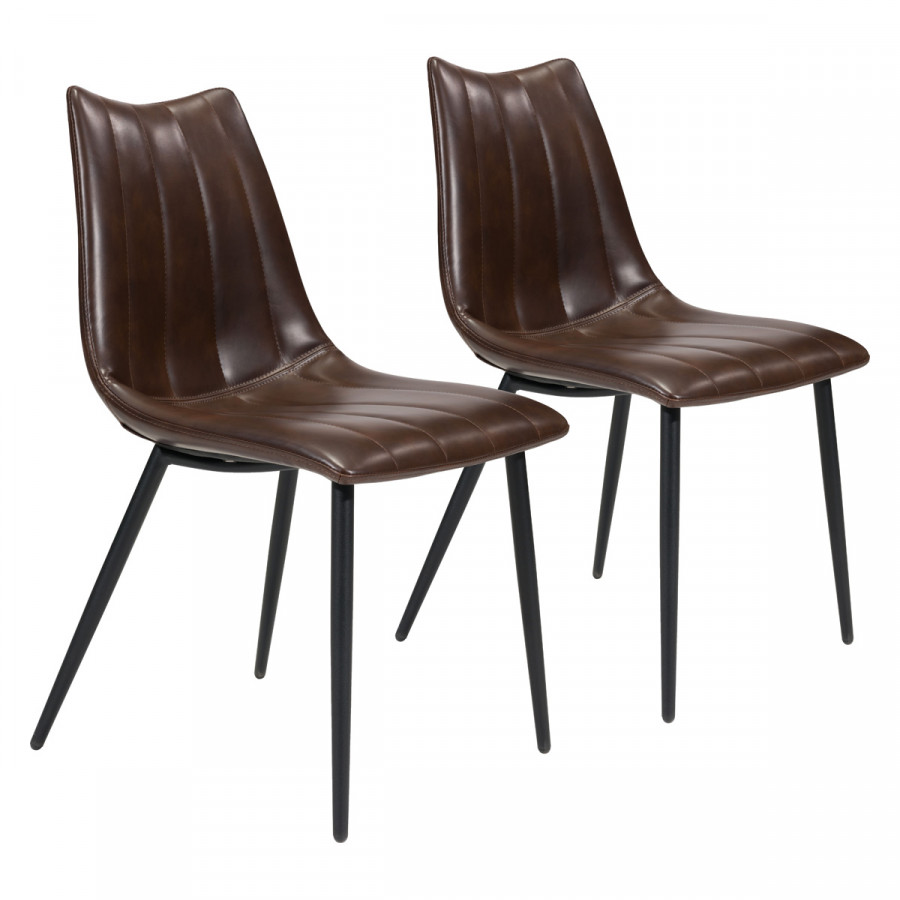 ZUO Norwich Dining Chair (Set Of 2) - Brown
