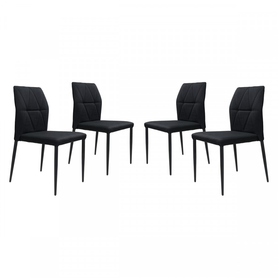ZUO - Revolution Dining Chair (Set Of 4) in Black