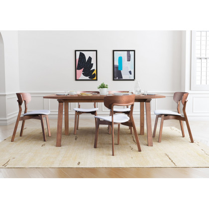 ZUO - Russell Dining Chair (Set Of 2) in Walnut/Light Gray