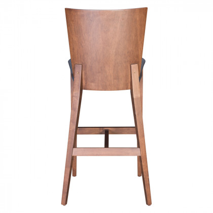 ZUO - Ambrose Bar Chair (Set Of 2) in Walnut/Dark Gray