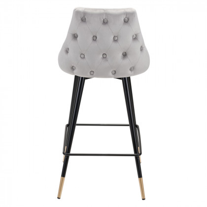 ZUO Piccolo Counter Chair - Gray/Black/Gold