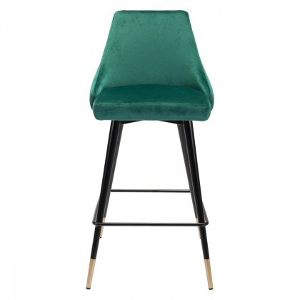 ZUO Piccolo Counter Chair - Green/Black/Gold