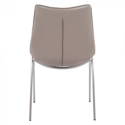 ZUO Magnus Dining Chair (Set Of 2) - Cappuccino/Silver