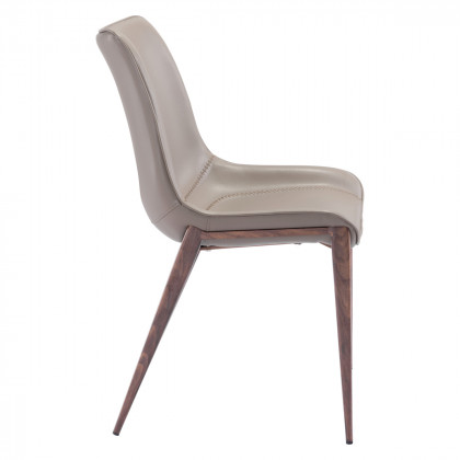 ZUO Magnus Dining Chair (Set Of 2) - Cappuccino/Dark Brown