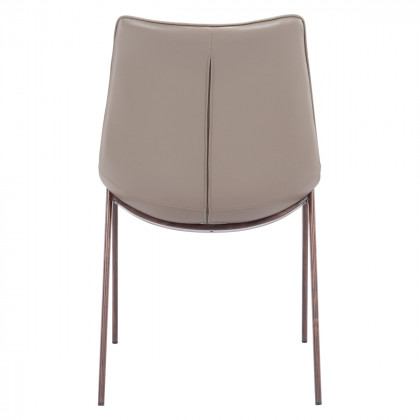 ZUO Magnus Dining Chair (Set Of 2) - Cappuccino/Dark Brown