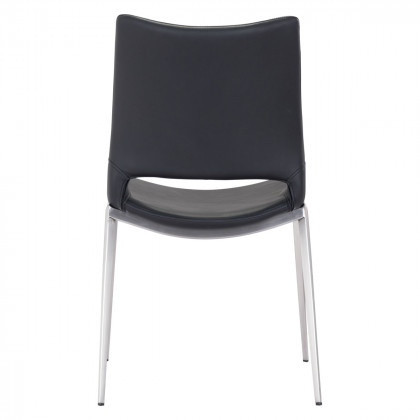 ZUO Ace Dining Chair (Set Of 2) - Black/Silver