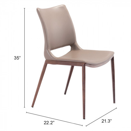ZUO Ace Dining Chair (Set Of 2) - Brown