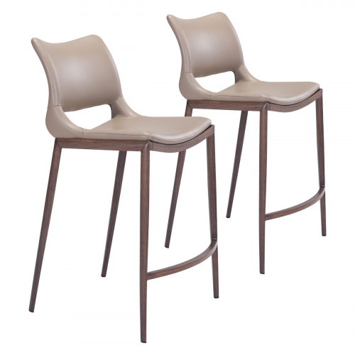 ZUO Ace Counter Chair (Set Of 2) - Brown