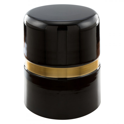 ZUO - Density Side Table And in Black/Gold
