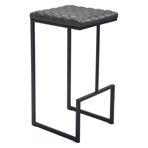 ZUO Element Barstool - Gray/Black