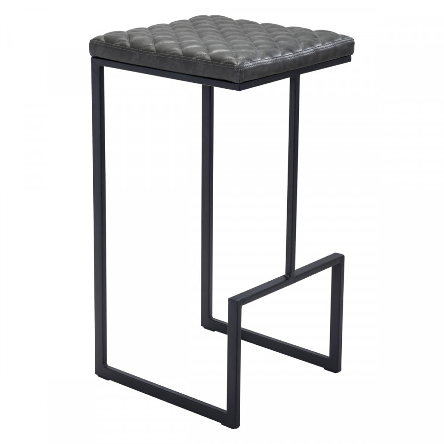 ZUO Element Barstool - Gray/Black