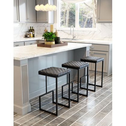 ZUO Element Barstool - Gray/Black
