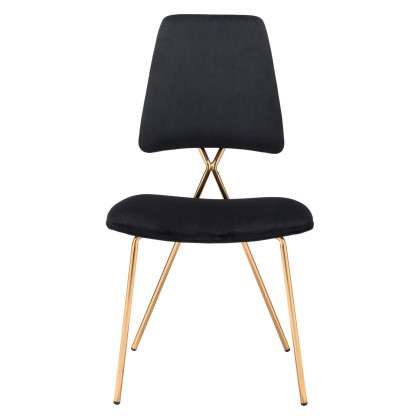 ZUO Chloe Dining Chair (Set Of 2) - Black/Gold