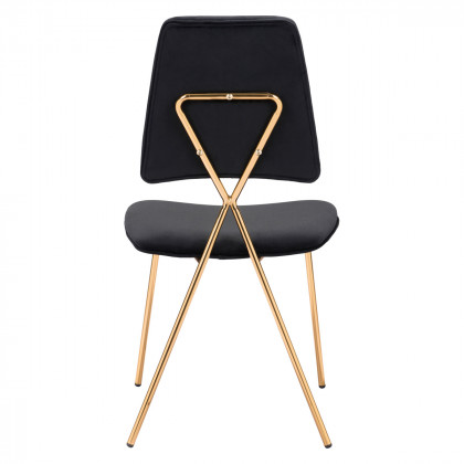 ZUO Chloe Dining Chair (Set Of 2) - Black/Gold