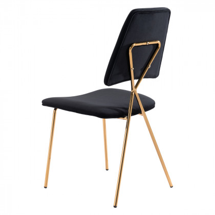 ZUO Chloe Dining Chair (Set Of 2) - Black/Gold