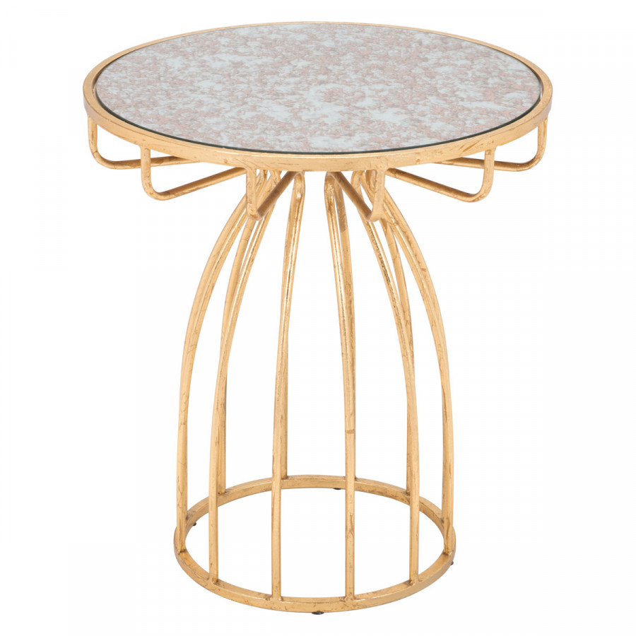 ZUO - Silo Side Table in Gold