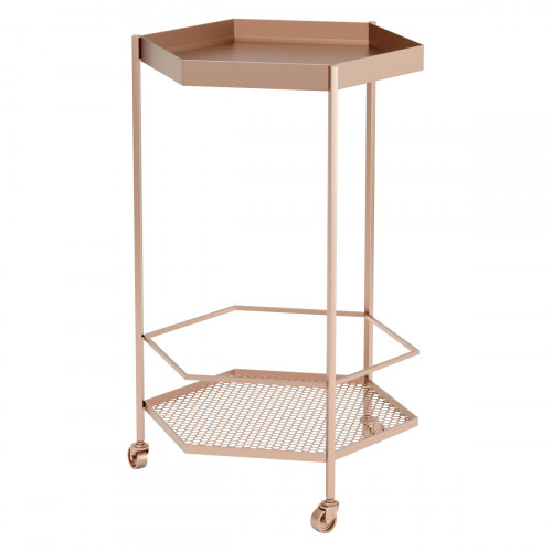 ZUO - Hex Bar Cart in Gold