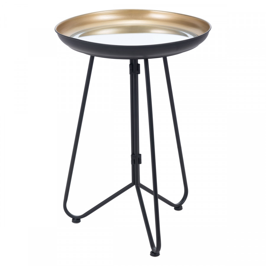 ZUO - Foley Accent Table in Gold/Black