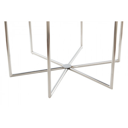ZUO - Forma Side Table in Multi-Color/Silver