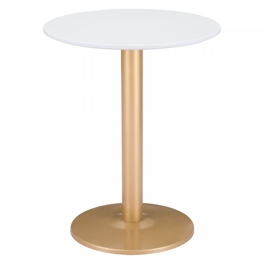 ZUO Alto Bistro Table - White/Gold
