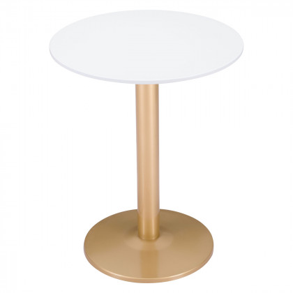 ZUO Alto Bistro Table - White/Gold