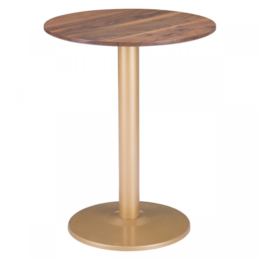 ZUO Alto Bistro Table - Brown/Gold