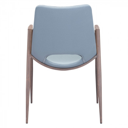 ZUO Desi Dining Chair (Set Of 2) - Gray/Dark Brown