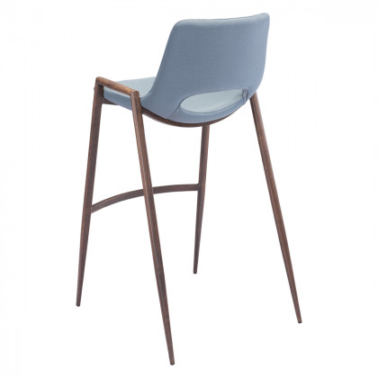 ZUO Desi Bar Chair (Set Of 2) - Gray/Dark Brown