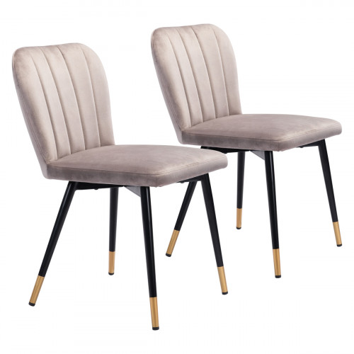 ZUO - Manchester Dining Chair (Set Of 2) in Gray/Black