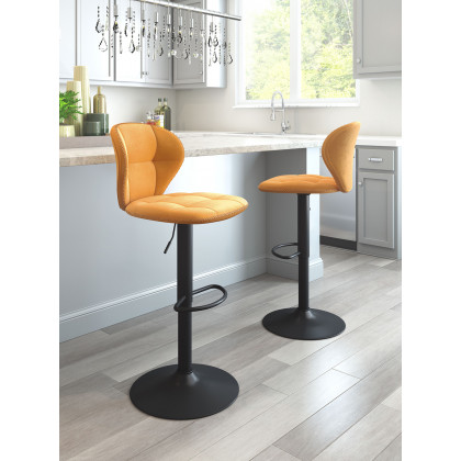 ZUO Salem Bar Chair - Yellow/Black
