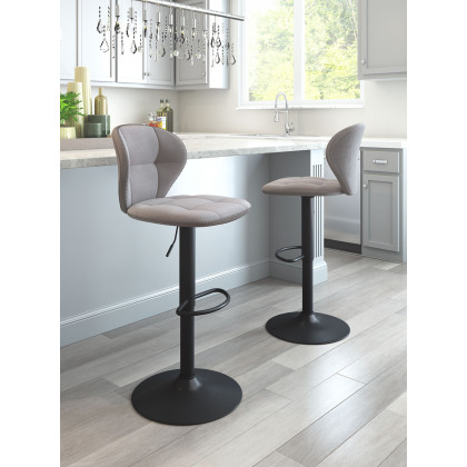 ZUO Salem Bar Chair - Gray/Black