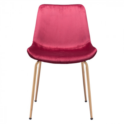 ZUO Tony Dining Chair (Set Of 2) - Red/Gold
